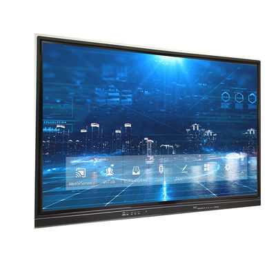 55 65 75 86 verre trempé interactif de tableau blanc de Wifi OPS IR de pouce