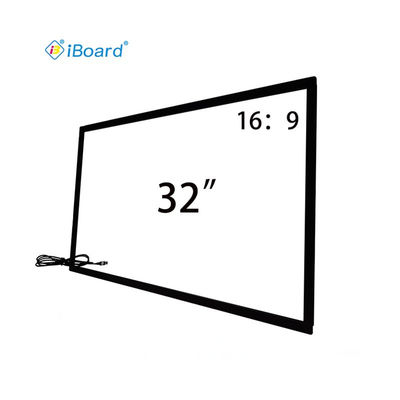 32" cadre multi infrarouge de recouvrement de conversion de panneau d'écran tactile d'USB pour l'écran de miroir