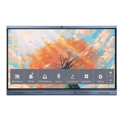 Tableau LCD intelligent de 75 pouces pour les solutions tactiles interactives dans les bureaux scolaires et les conférences
