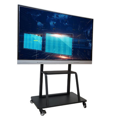 École Android 11 moniteur multi à panneau plat interactif d'écran du contact LED de 75 pouces pour la salle de classe
