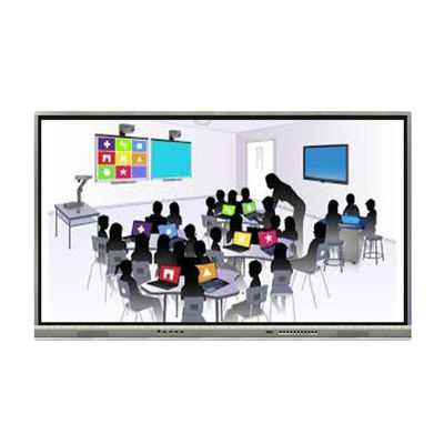 65 écran tactile interactif d'Android 11 de tableau blanc de panneau futé d'affichage à cristaux liquides 4K avec USB-C