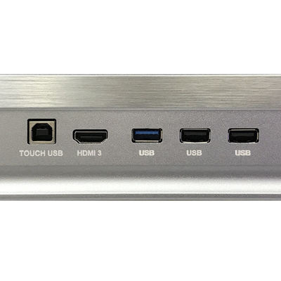 65 écran tactile interactif d'Android 11 de tableau blanc de panneau futé d'affichage à cristaux liquides 4K avec USB-C