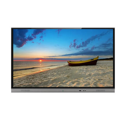 Tableau blanc interactif 4K IFPD Moniteurs intelligents Affichage à écran tactile multi avec caméra et micro Tout en un ordinateur pour l'école