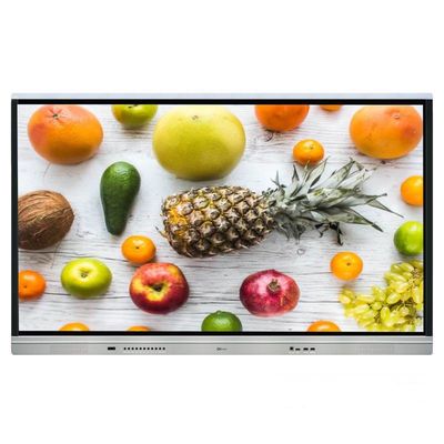 Tableau blanc interactif 4K IFPD Moniteurs intelligents Affichage à écran tactile multi avec caméra et micro Tout en un ordinateur pour l'école