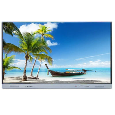 86 écran interactif du moniteur DLED d'écran tactile d'IPS de technologie infrarouge capacitive de pouce
