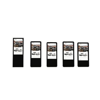 Le type multi panneau du contact A de nouvelle conception d'affichage à cristaux liquides a mené le kiosque d'écran tactile de kiosque d'affichage numérique pour la publicité