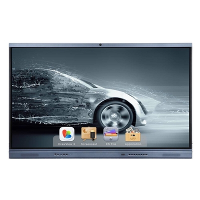 Écran plat interactif de la caméra MIC 4K d'Android 3+32G 75 pouces pour l'éducation d'école