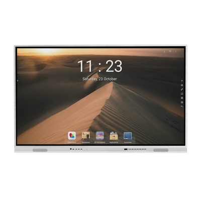 Type-c interactif de la caméra MIC du cadre 6+64G de contact de tableau blanc d'Android 11 IR affichage facultatif de conseil pour le bureau