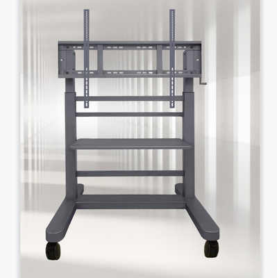 Résistant aux tremblements de terre de support mobile TV de support de tableau blanc interactif d'alliage d'aluminium 75 POUCES