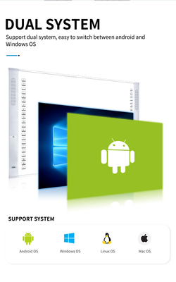Opération facile Smart multifonctionnel tout dans un tableau blanc interactif infrarouge avec le logiciel d'enseignement pour l'école