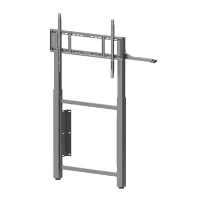 Monté sur le mur, élévateur à la main réglable, portable interactif sur tableau blanc pour moniteurs intelligents de 65 pouces et 75 pouces