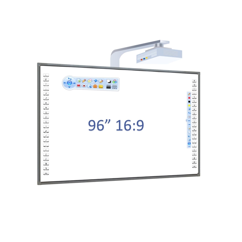84/87/92/98 10 pouces Points infrarouge doigt multi-touch interactif électronique tableau blanc Smart Board pour l'enseignement