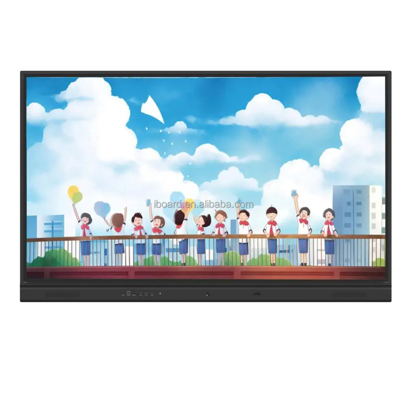 65 75 86 pouces 20 Touch Android Interactive Flat Panel avec 4000: 1 Contraste de 6 ms avec le WIFI Hotspot Sorties HDMI / VGA / USB