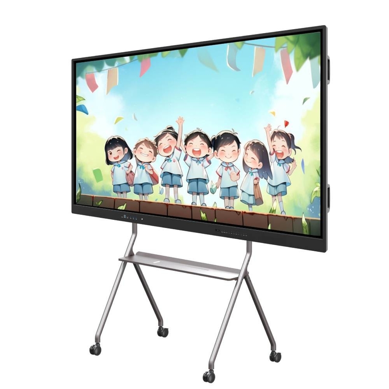 Écran tactile interactif 4000:1 20 points tactiles 98 105 pouces PC Android Tout en un Smart TV cartes pour le bureau à domicile