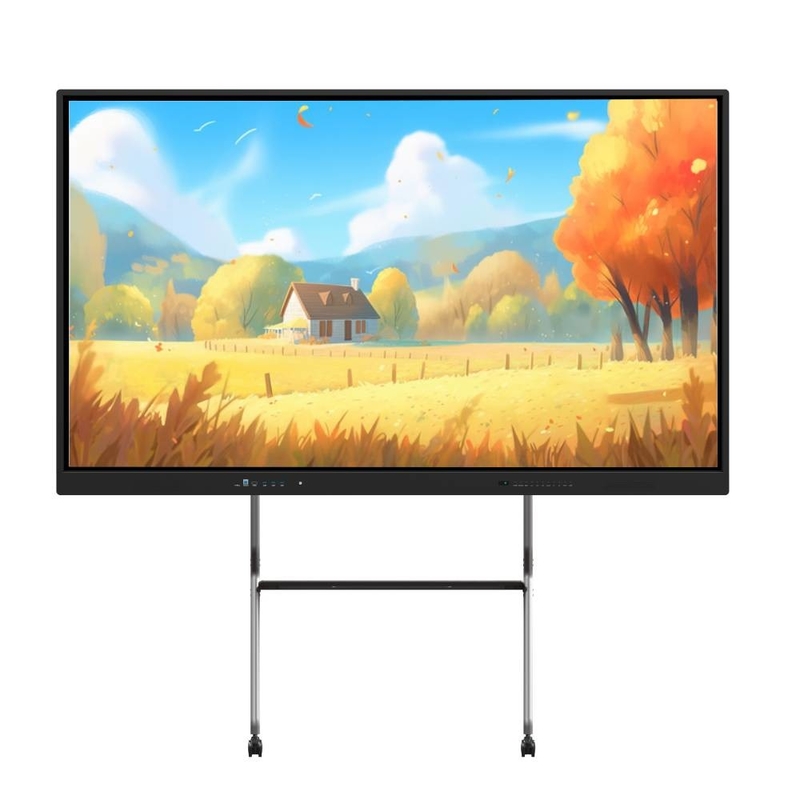 Android 13 LED Tableau interactif 40 Points tactiles 86 pouces Smart TV Affichage avec WIFI BT Hotspot pour l'enseignement scolaire
