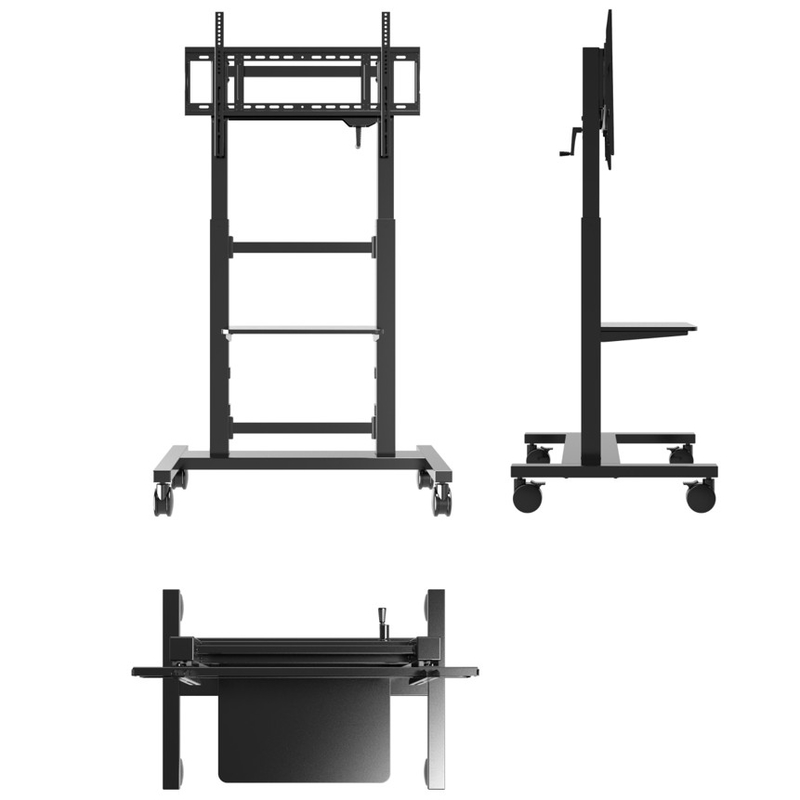 Nouveau style support électronique de plancher support téléviseur intelligent réglable support mobile mobile monture de chariot et chariot