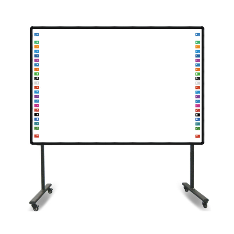 Tableau blanc interactif infrarouge 82 96 102 120 pouces tout en un haut-parleur Barre latérale Android PC Pour la réunion de bureau de l'école universitaire en classe