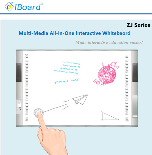 Écran tactile interactif compatible Windows et Android avec surface nano pour l'écriture au stylo / au doigt