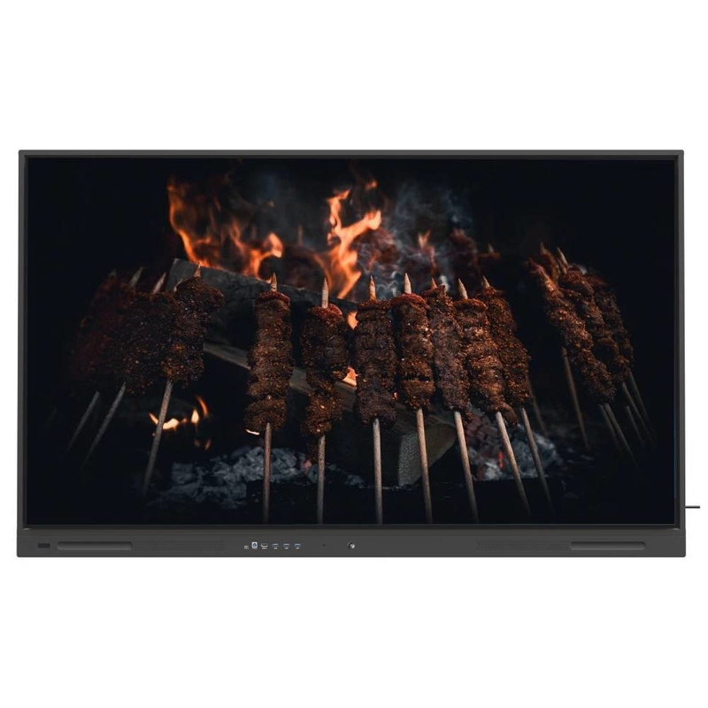 Tableau LCD intelligent 65 75 86 pouces Mise à niveau en ligne Affichage à écran tactile 4K Avec outils pédagogiques Logiciel pour les équipes Zoom Utilisation des réunions d'enseignement