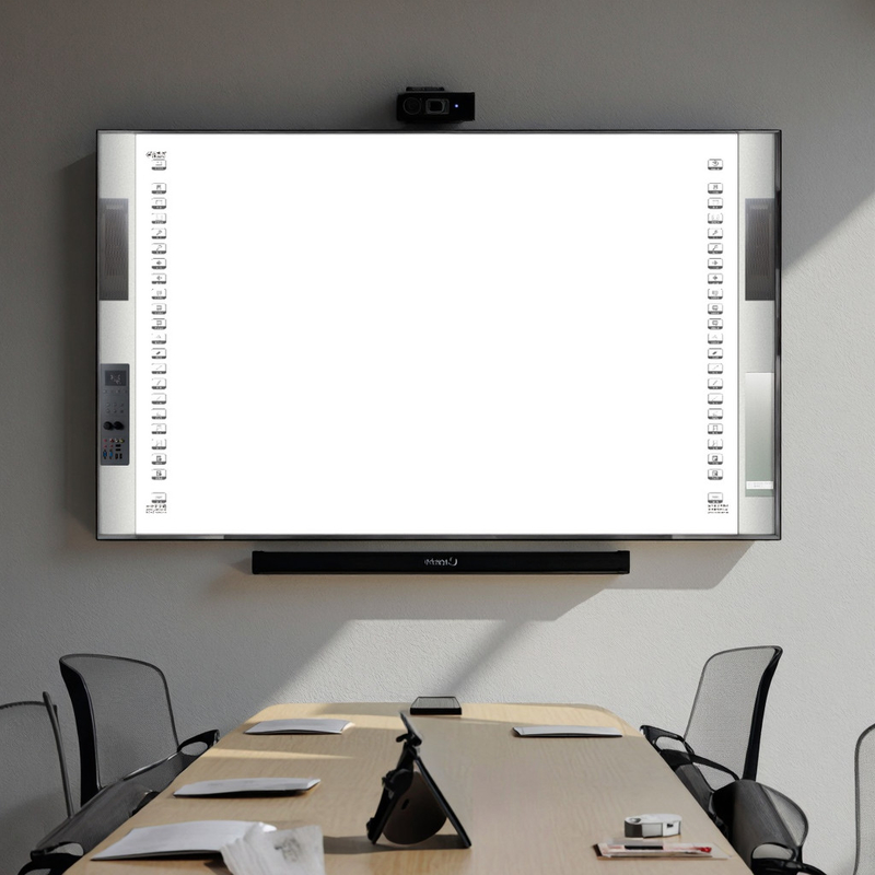 Chine Fabrique directe personnaliser tout-en-un interactif 20 point de contact IR en céramique infrarouge 96 pouces Smart Boards haut-parleur 16:10 barre latérale Projecteur Boards pour l'école universitaire avec logiciel d'enseignement