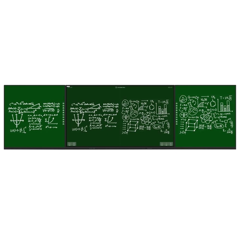 Tableau blanc intelligent 86 pouces 1 + 2 Type Android 14 8 + 128G avec accessoires de câble à stylo Logiciel d'annotation révolutionnant l'enseignement en classe