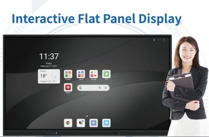 Dernière version Android (32+512GB) 86 pouces Interactive Panel Flat Pour la classe et le bureau