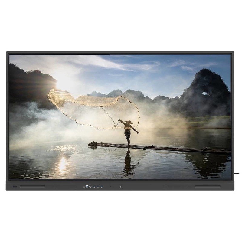LCD Smart Board 65 75 86 pouces PC Android Ordinateur Infrarouge Panneau tactile Smart TV Board avec logiciel pour les réunions de l'enseignement scolaire