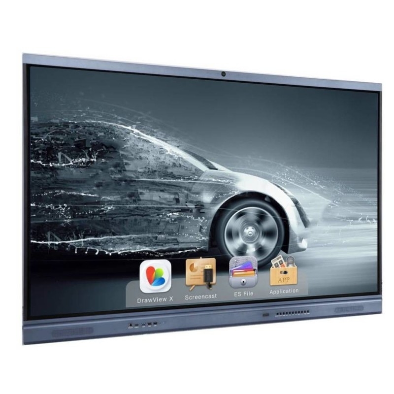 Prix d'usine 4k 55 65 75 85 96 110 pouces écran tactile multi-langue logiciel LCD intelligent Android carte interactive