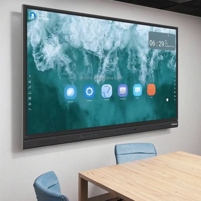 Mise à niveau du système: affichage interactif simple et plat avec contact infrarouge et mise à niveau à distance via le réseau Internet