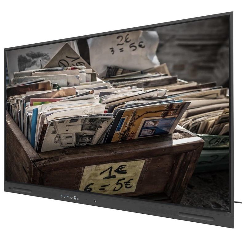 Améliorez votre entreprise avec une carte LCD noire avec sortie USB et 350 cd/m2 WIFI et moniteur 110 pouces