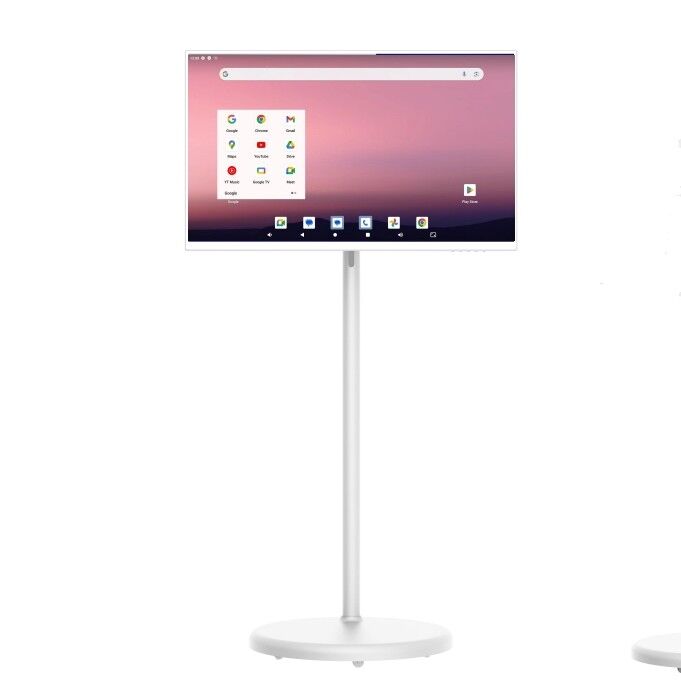 Portable Smart Screen 32 Inch Multi Touch LCD Display Rechargeable moveable Smart TV Screen