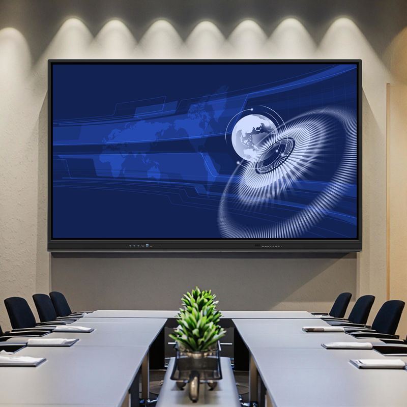 Affichage interactif à écran plat certifié Google EDLA Fonction IA Écran intelligent Moniteur d'écran tactile de 75 pouces