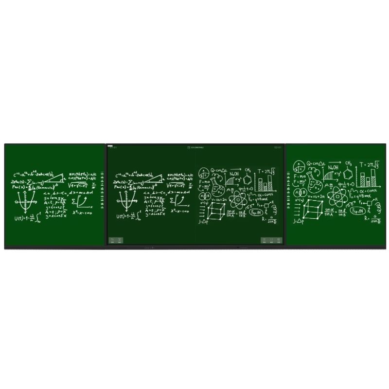 Tableaux blancs interactifs numériques tout-en-un de 98 pouces, tableaux latéraux avec tableaux intelligents pour l'école