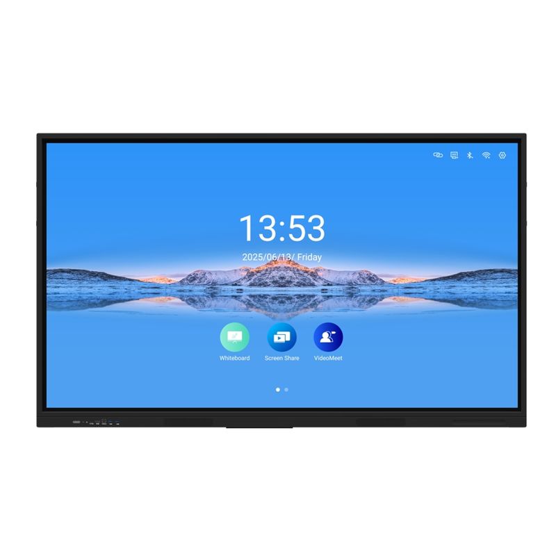 Écran plat interactif tactile Smart TV 75 pouces (entrée de gamme)