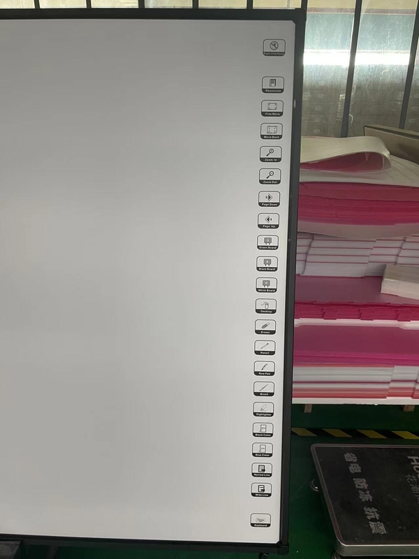 Tableau blanc interactif IBoard compatible en gros d'usine pour l'enseignement en classe, grand angle de vision, tableau blanc électronique interactif