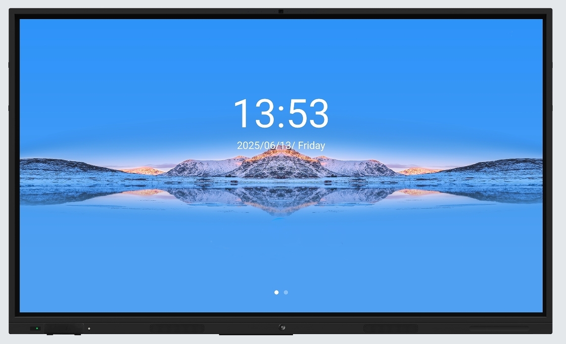 Factory Wholesale IBoard TE-QS Series Android 14 16+128G Interactive Flat Panel Display 2mm Accuracy 15W*2 Stereo Speakers And Wireless Screen Projection Interactive Whiteboard For School Education