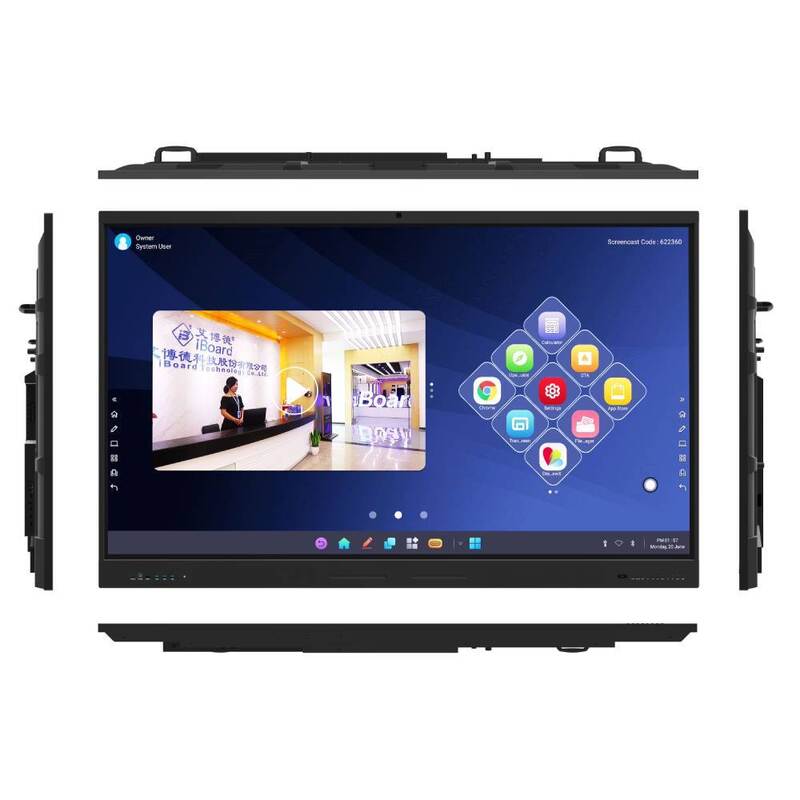 2 X 15W haut-parleurs intégrés tout en un écran tactile Moniteur doté d'une conception axée sur l'éducation et de capacités interactives