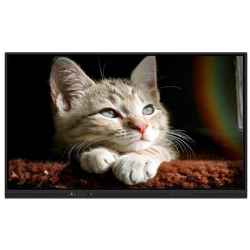 Tableau blanc interactif intelligent de 65 pouces avec Android/Windows/Linux/Mac/Chrome OS et projection sans fil