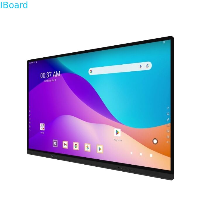 Tableau blanc interactif certifié Google EDLA de 86 pouces avec processeur 8 cœurs pour salle de classe et conférence
