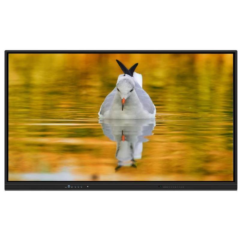 Tableau blanc interactif LED avec Android 14, technologie tactile infrarouge ultra-fine et caméra/micro en option pour les écoles et les réunions