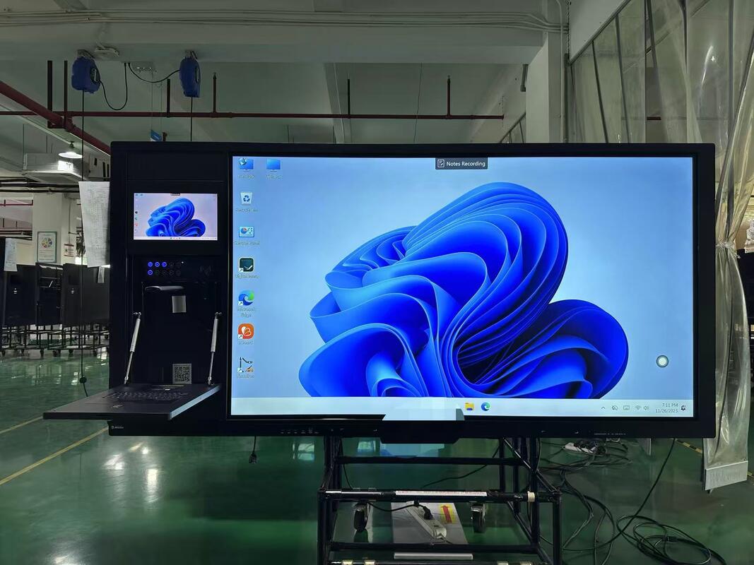 Tableau blanc interactif OEM iBoard Android 14 à double système pour l'éducation scolaire