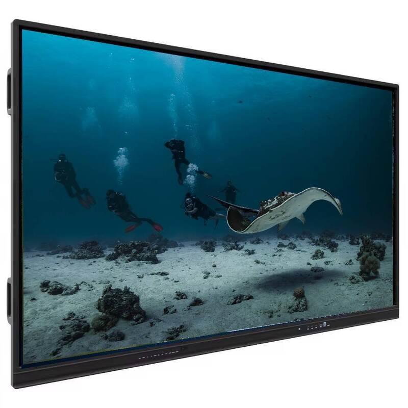 IBoard 55-98 pouces tableau blanc interactif tableau d'enseignement intelligent avec écran 4K HD système double Windows et Android Anti-éblouissement verre trempé