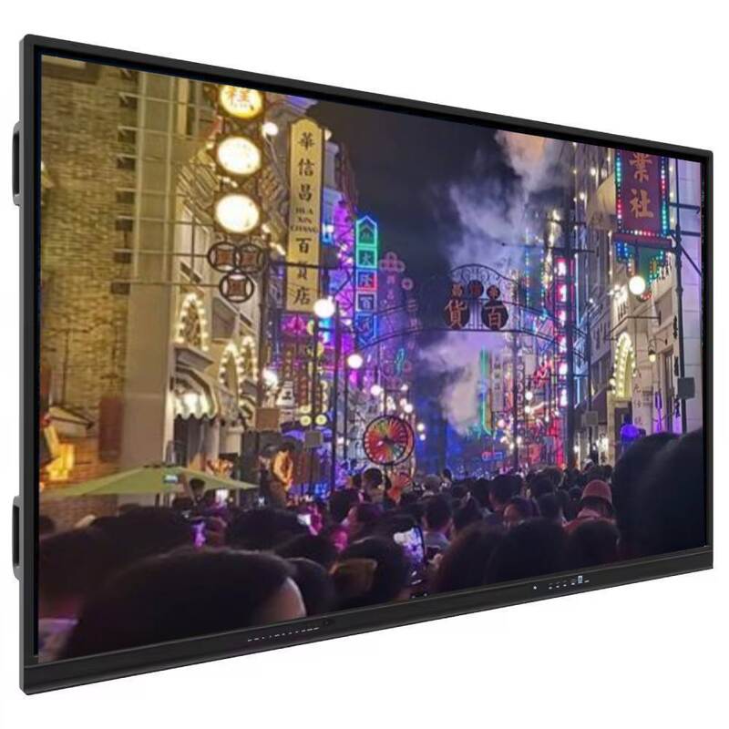 Panneau plat interactif avec Android 13 ou 14 4mm verre trempé et 6 microphones d'arrayés intégrés dans le tableau blanc intelligent