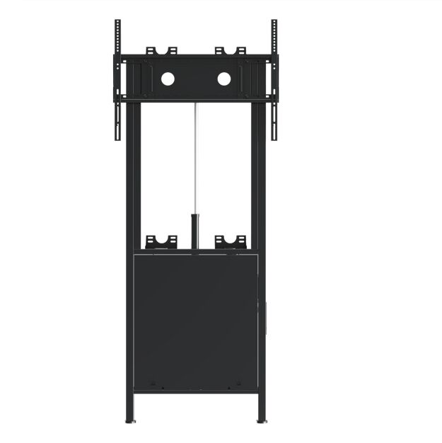 Électrique hauteur réglable mobile Stand au sol Stand jusqu'à 86 pouces pour TV / IFPD
