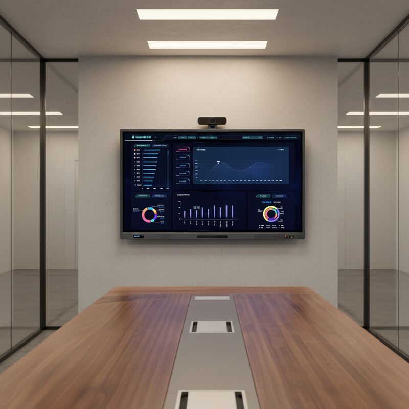 Panneau plat interactif de 98 pouces avec résolution 4K UHD Android 9.0 et haut-parleurs intégrés de 2 x 10W pour une collaboration améliorée