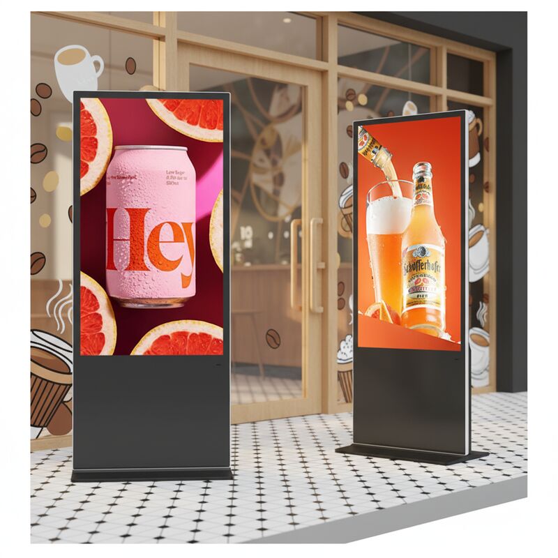 Support vertical IBOARD 43 50 55 65 75 pouces pour écran publicitaire LCD totem signalétique numérique écran LED pour exposition