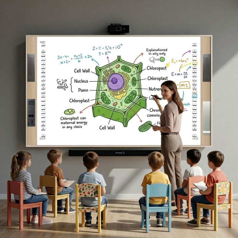 Le tableau blanc interactif Iboard prend en charge jusqu'à 20 points de contact, raccourcis clavier double face permettant la communication