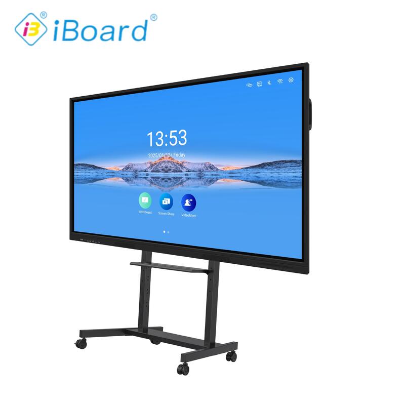 Panneau plat interactif de 75 pouces Système Android de base Logiciel d'écriture avec fonction d'IA Coût moins cher Fonction puissante