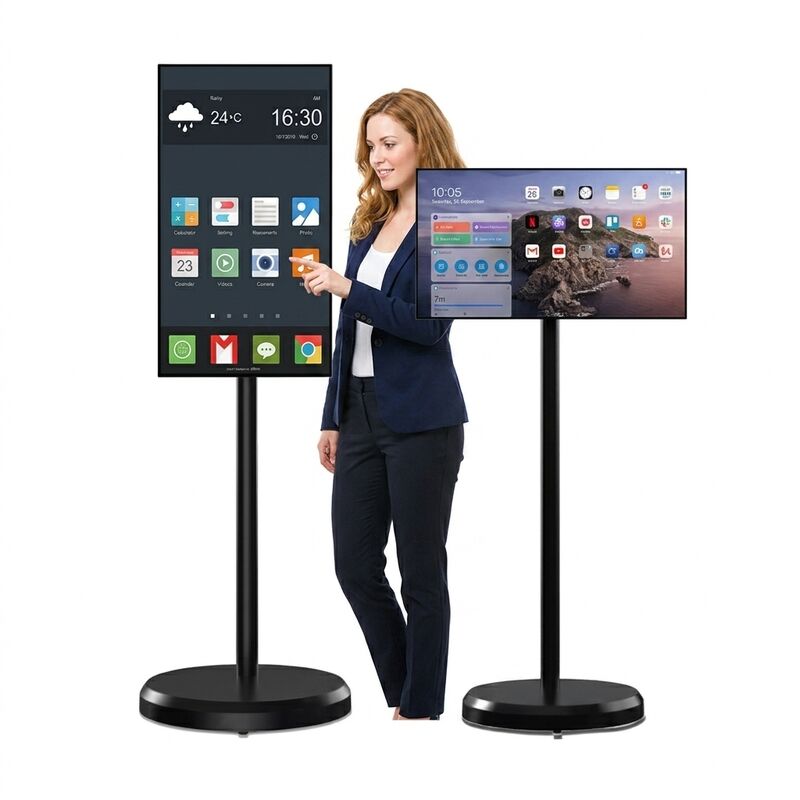Kiosque à écran tactile de 27 pouces avec haut-parleurs 10W2 pour des informations interactives sur les transports publics