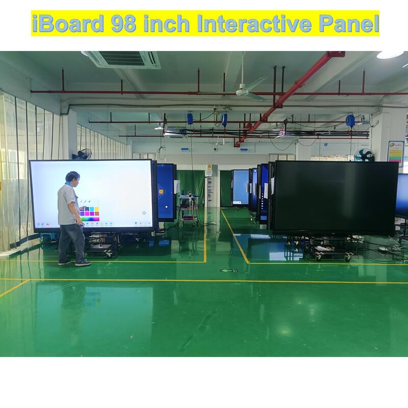 98 inch Non-android Interactive Flat Panel Infrared Display with Multi Touch HiFi speakers